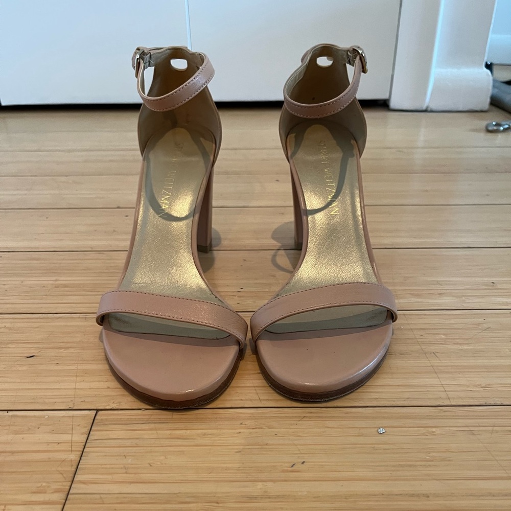 Stuart Weissman Sandals nude leather